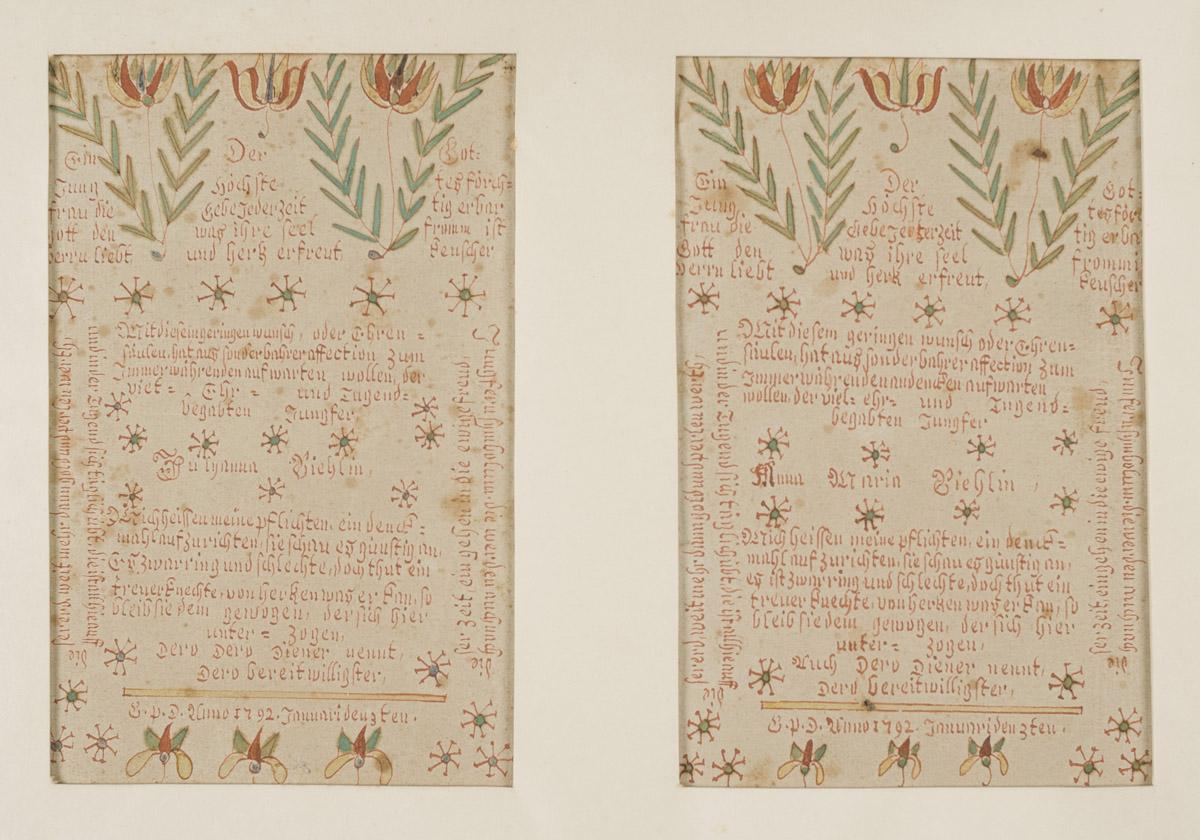 2013.0031.002.001, .002 Fraktur