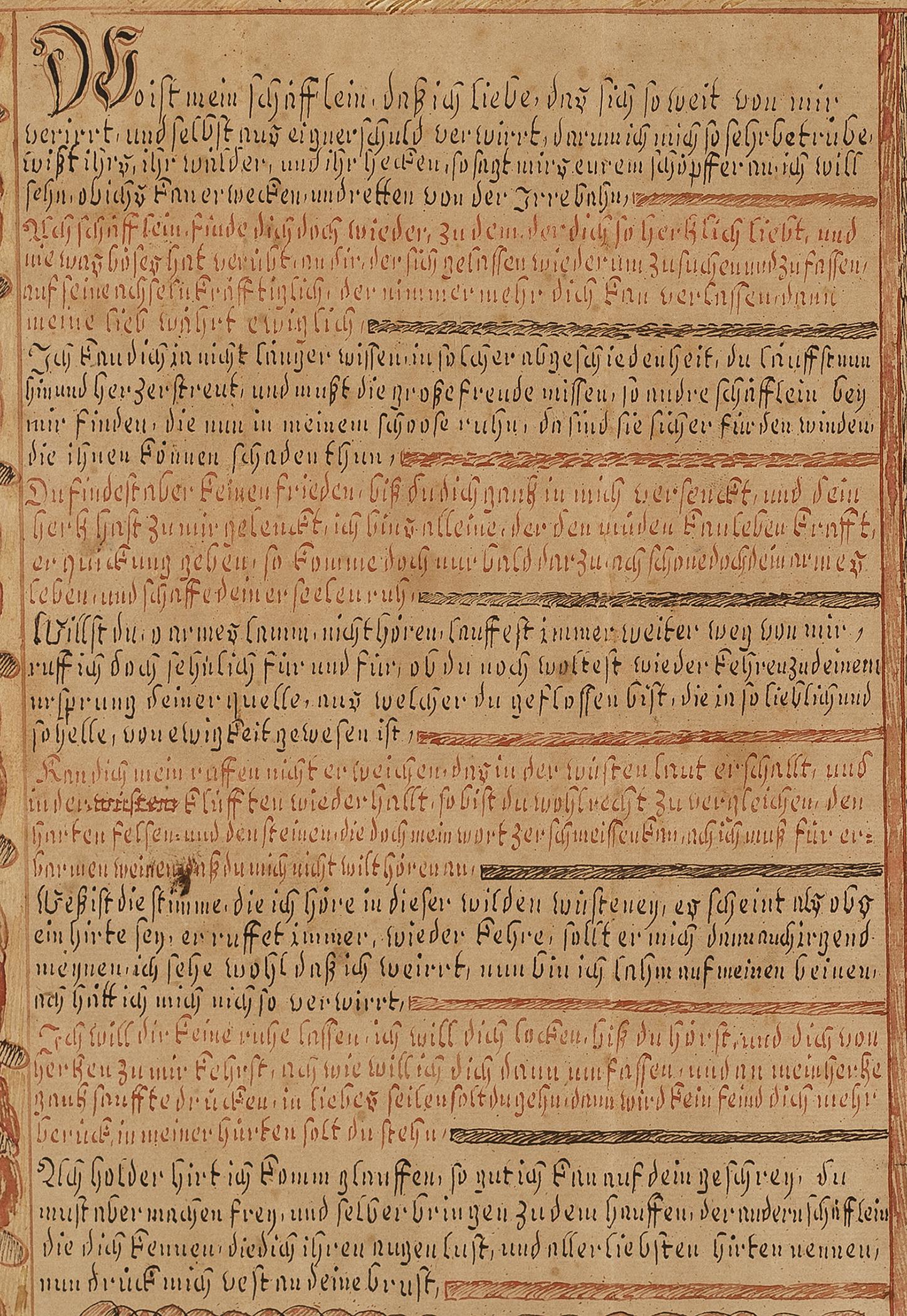 2013.0031.003 A Fraktur, detail 1