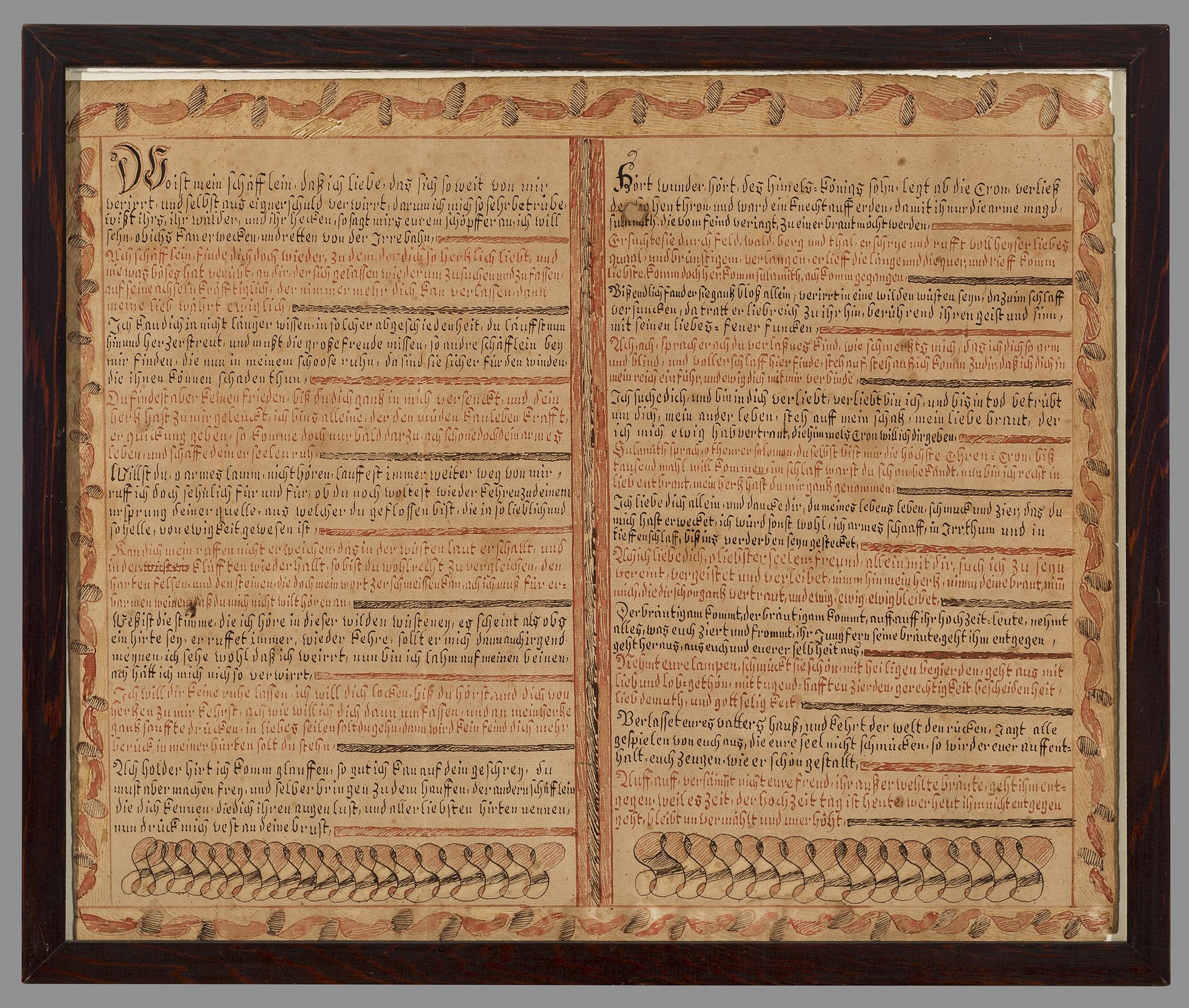 2013.0031.003 A Fraktur, B Frame, view 1