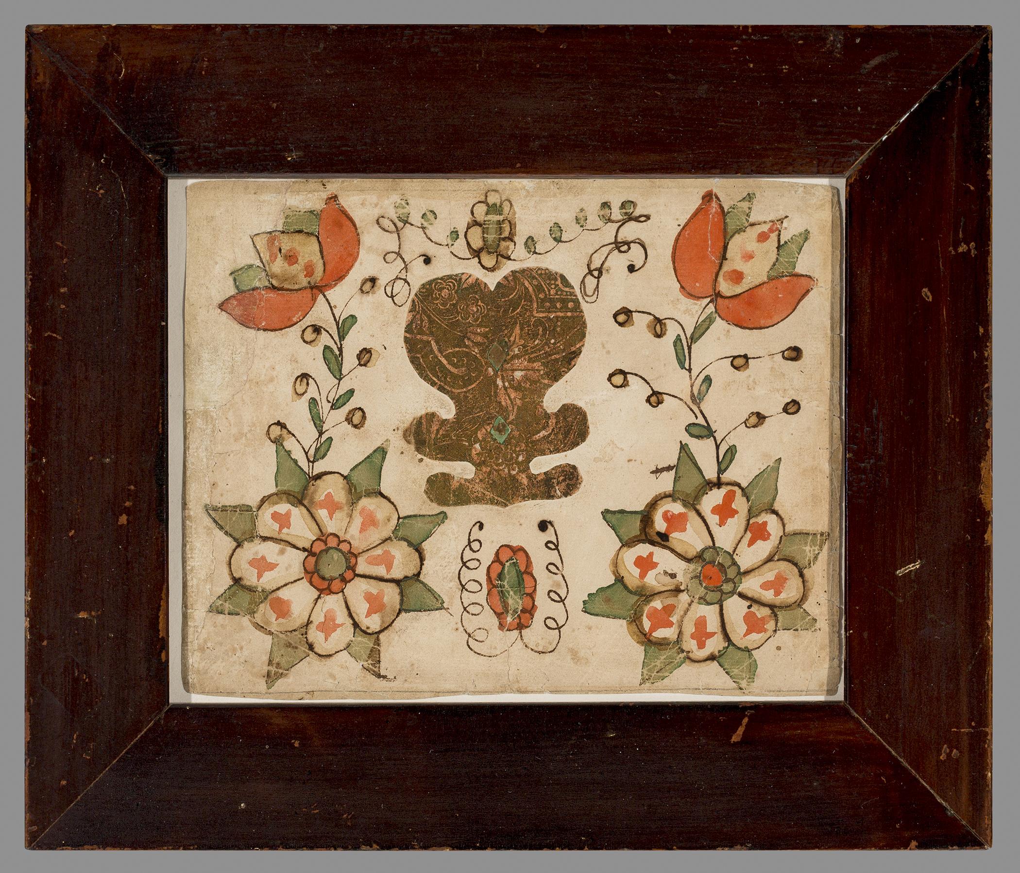 2013.0031.007 A Fraktur, B Frame, view 1