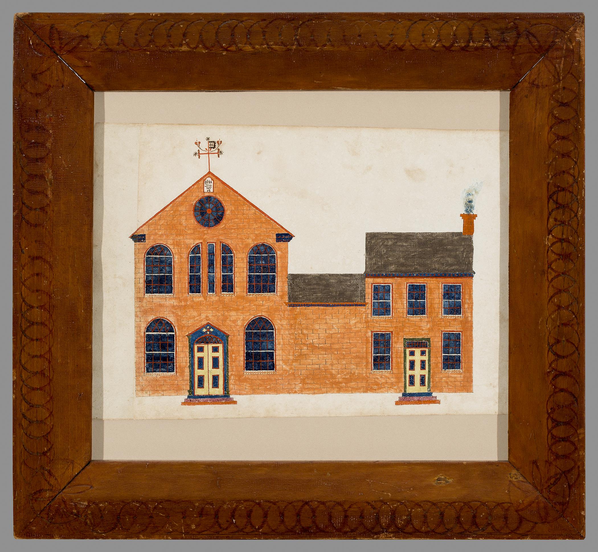 2013.0031.010 A Fraktur, B Frame, view 1