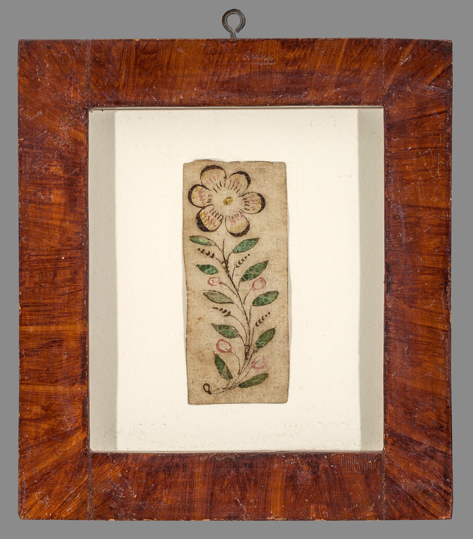 2013.0031.011 A Fraktur, B Frame, view 1
