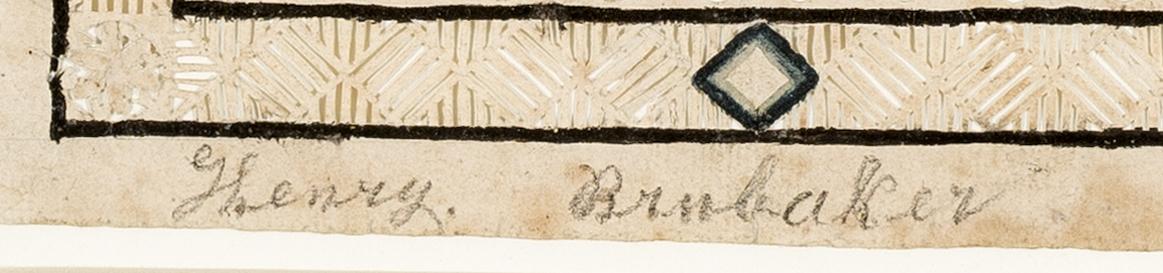 2013.0031.020 A Fraktur, detail 1
