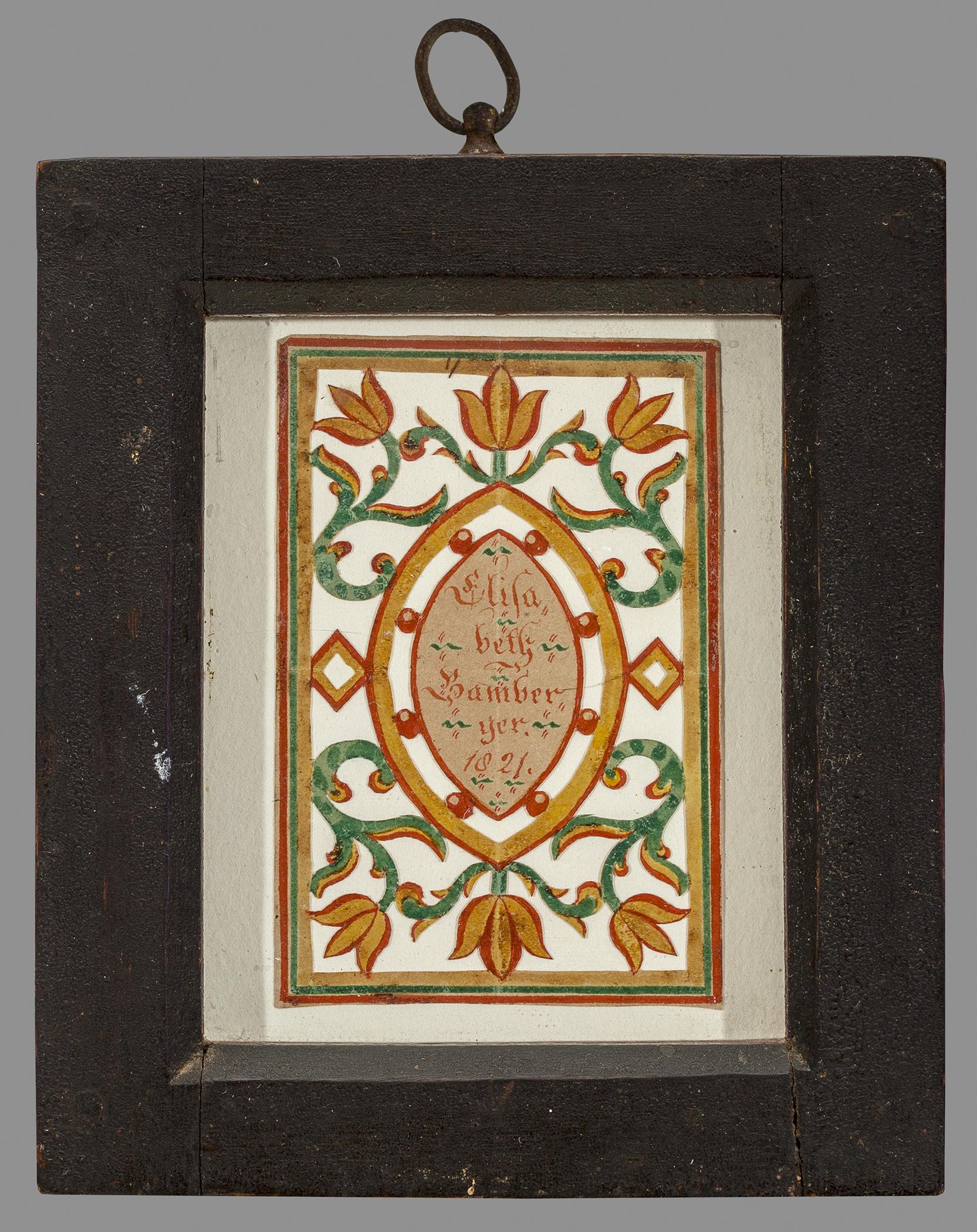 2013.0031.021 A Fraktur, B Frame, view 1
