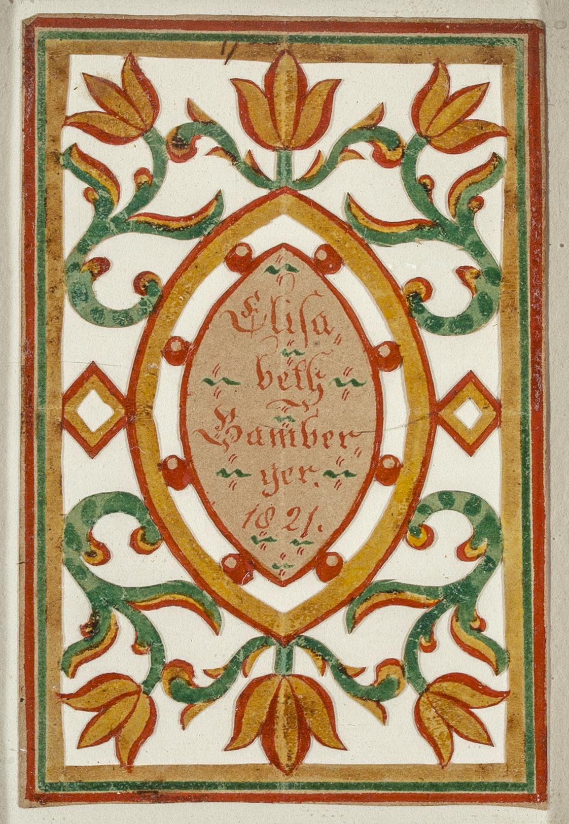 2013.0031.021 A Fraktur, view 1