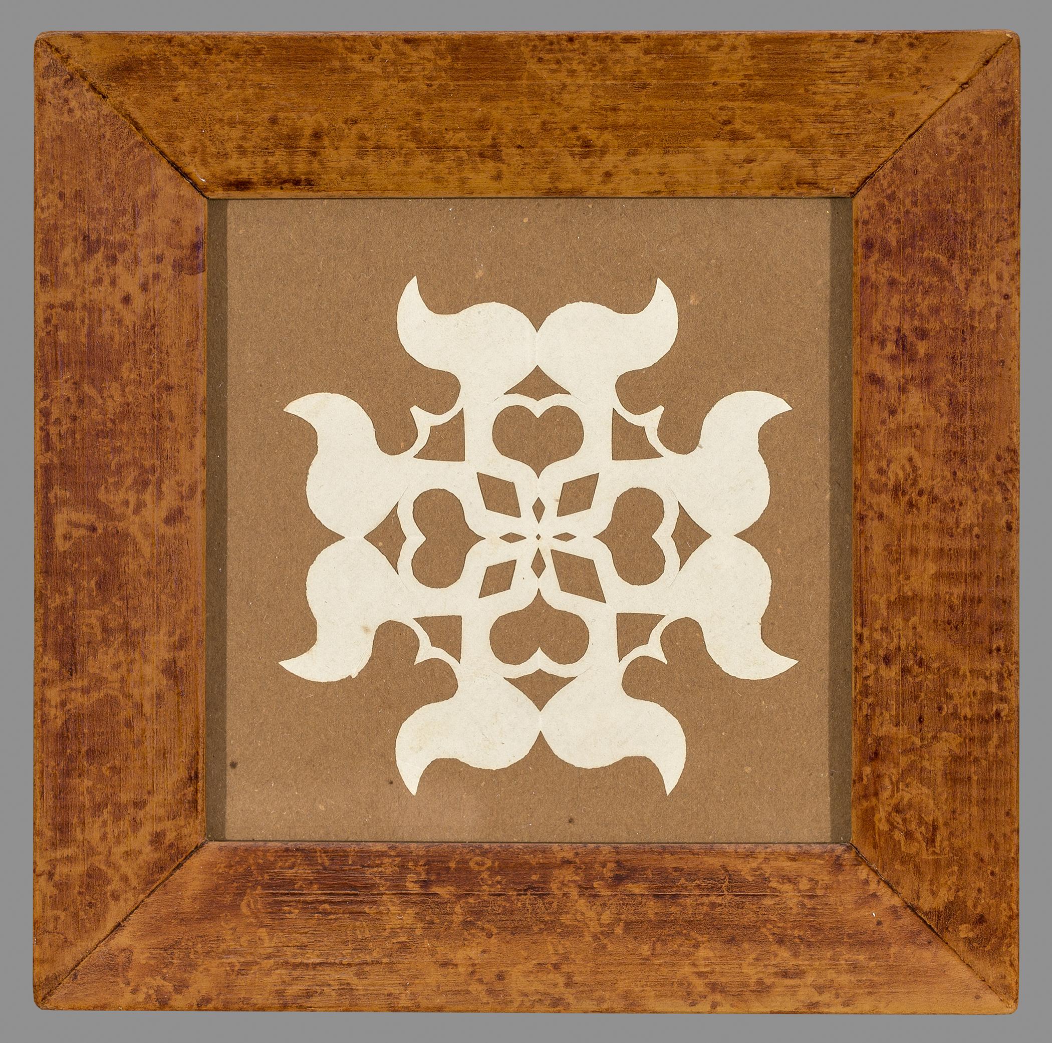 2013.0031.022 A Fraktur, B Frame, view 1