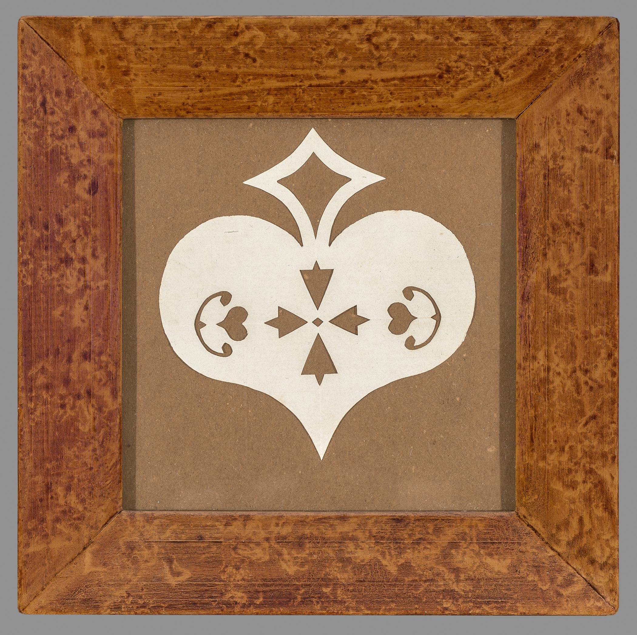 2013.0031.023 A Fraktur, B Frame, view 1