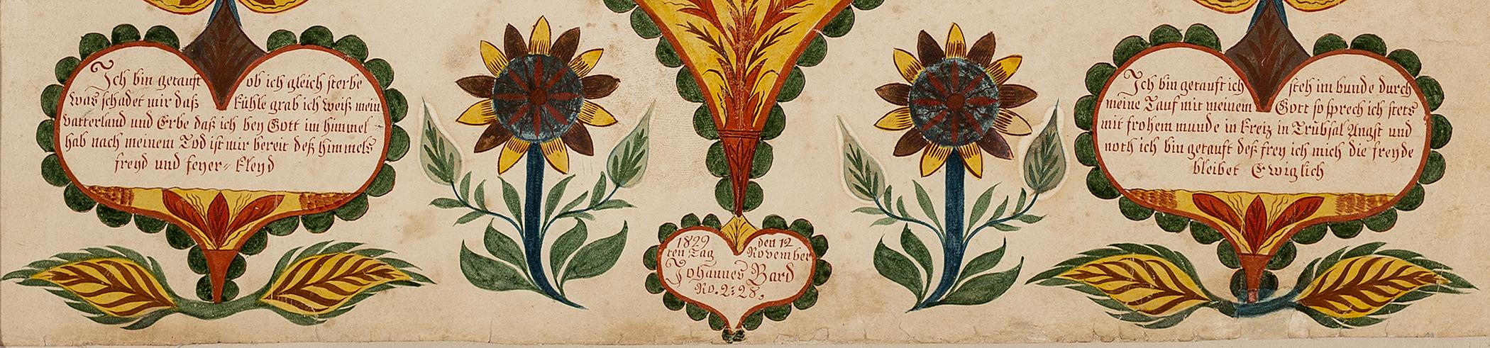 2013.0031.027 A Fraktur, detail 2