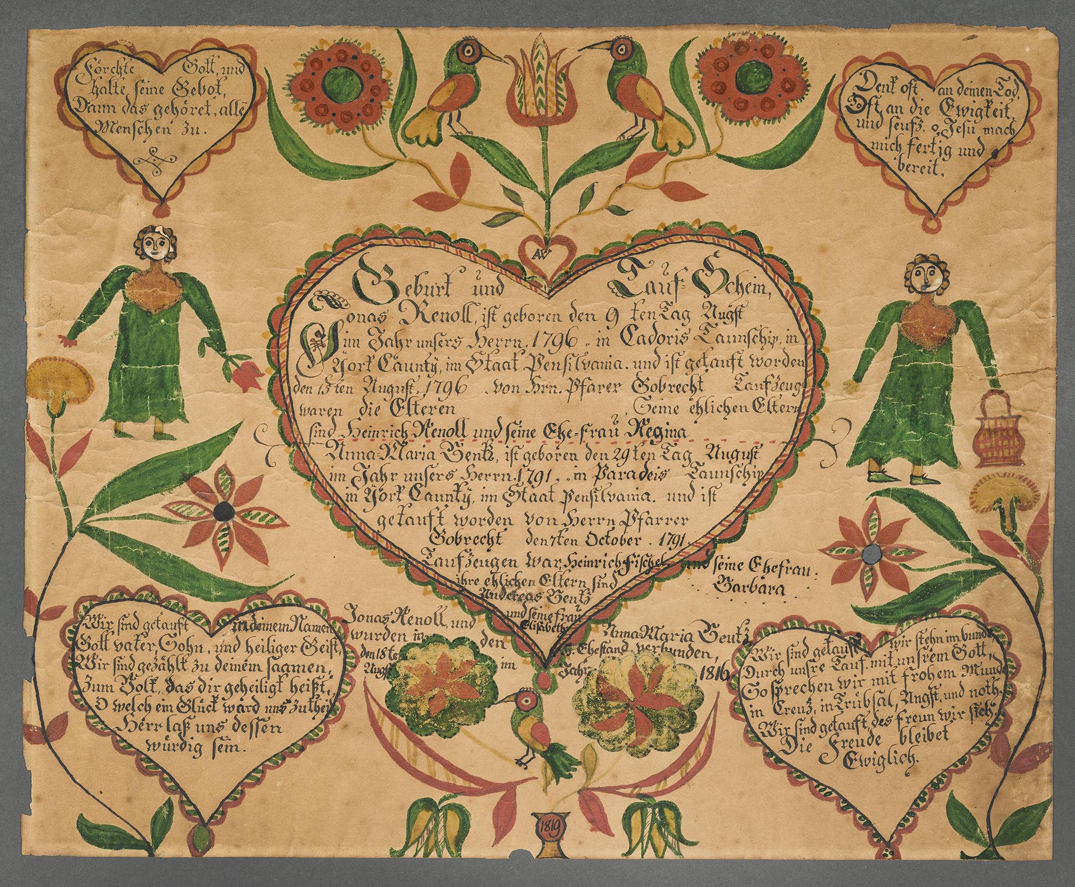 2013.0031.028 A Fraktur, view 1