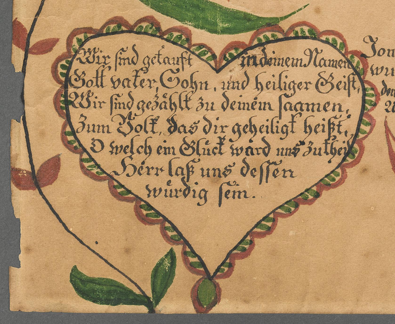 2013.0031.028 A Fraktur, detail 4