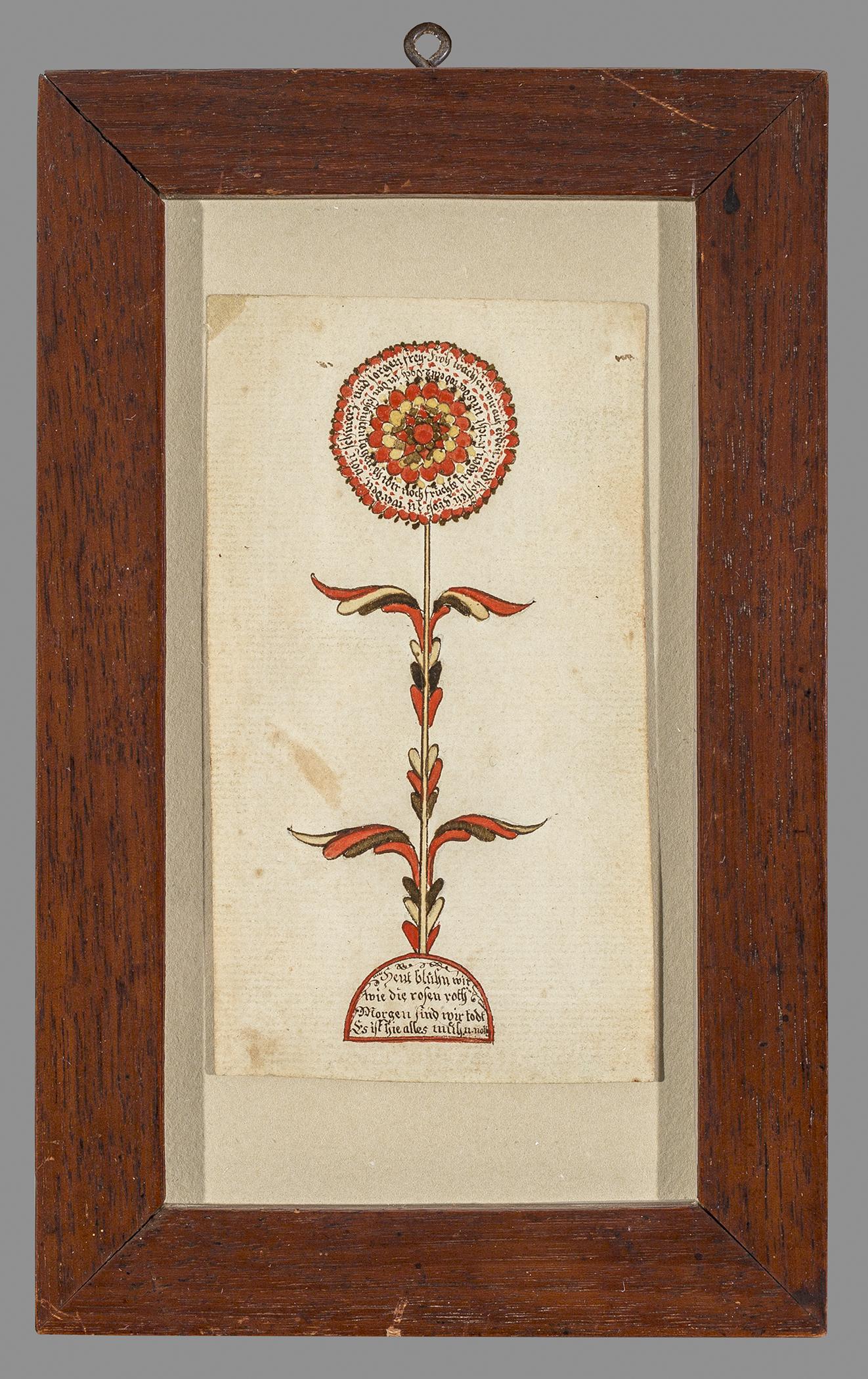 2013.0031.029 A Fraktur, B Frame, view 1