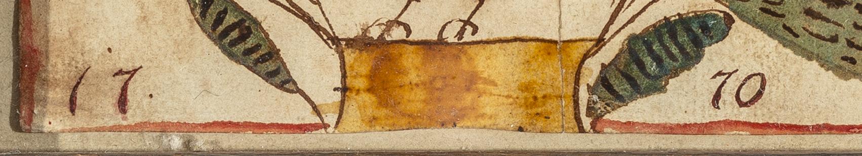 2013.0031.031 A Fraktur, detail 1