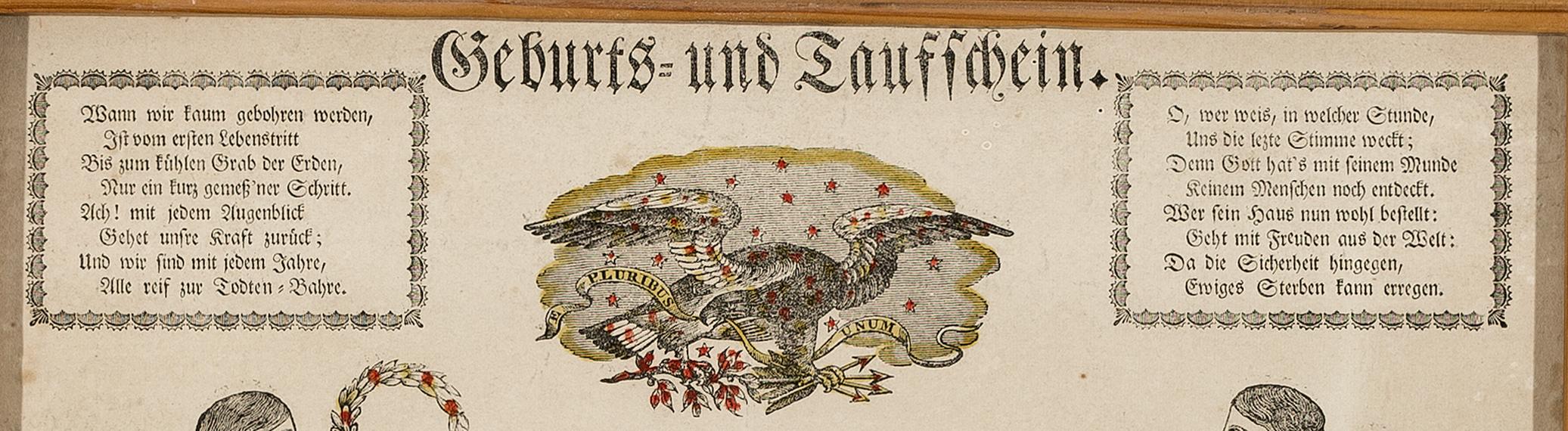 2013.0031.033 A Fraktur, detail 1