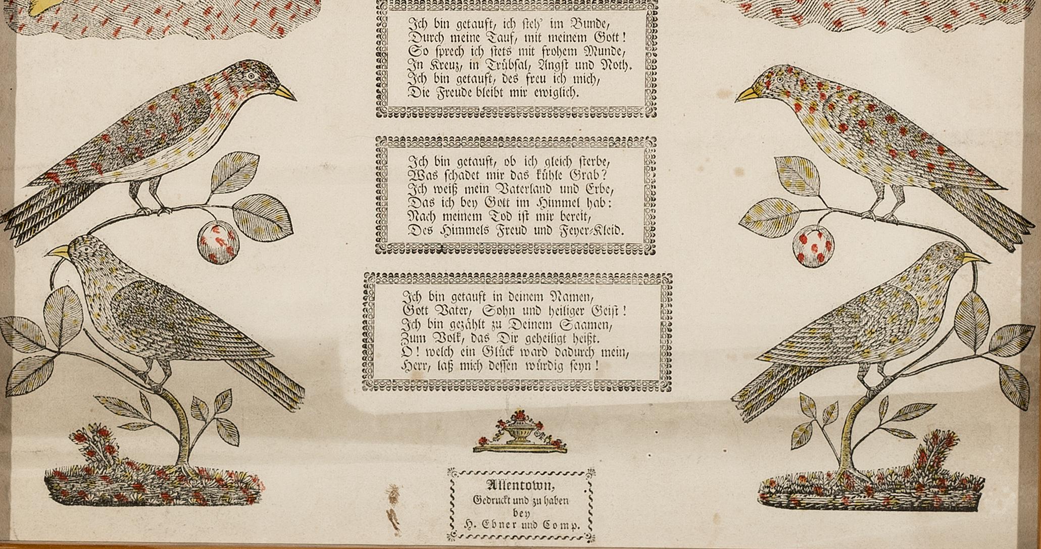 2013.0031.033 A Fraktur, detail 3