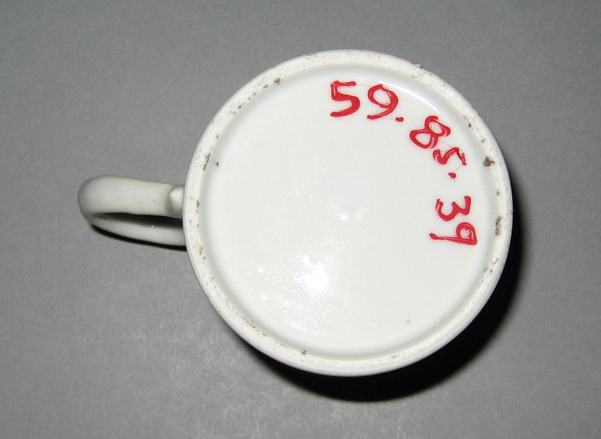 1959.0085.039 Porcelain Coffee Cup underside