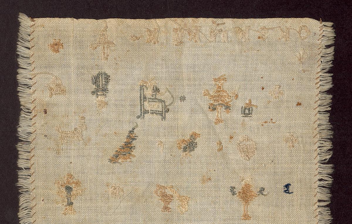 2013.0031.138 Sampler, Verso Detail