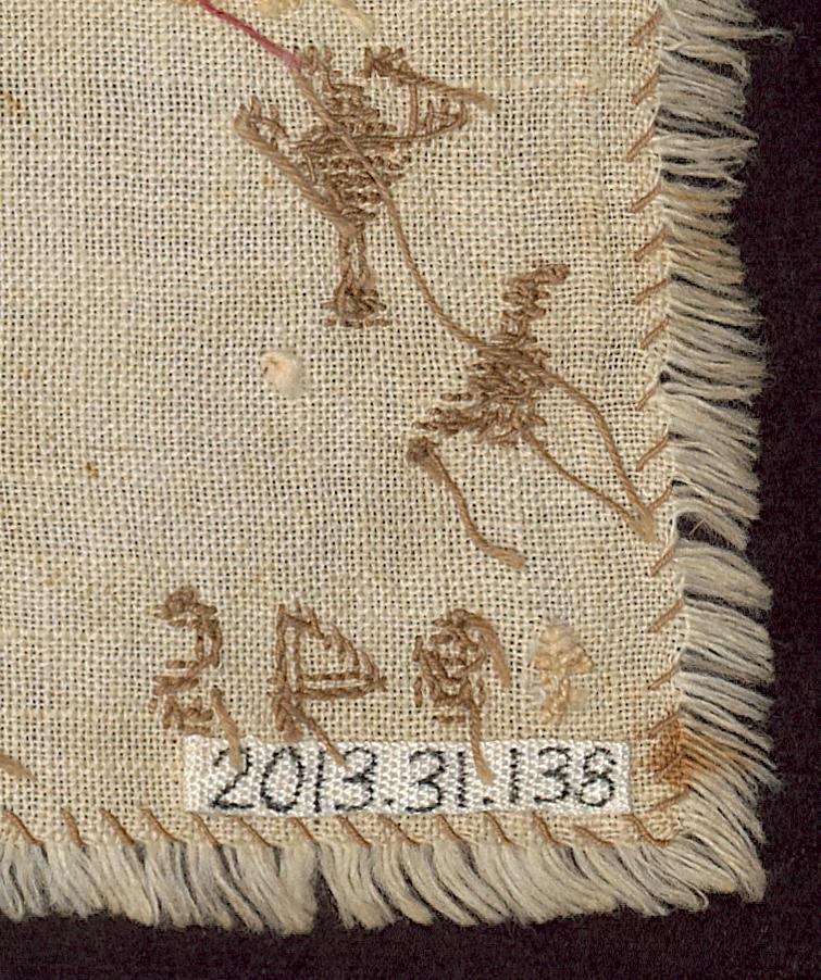 2013.0031.138 Sampler, Verso Detail 9
