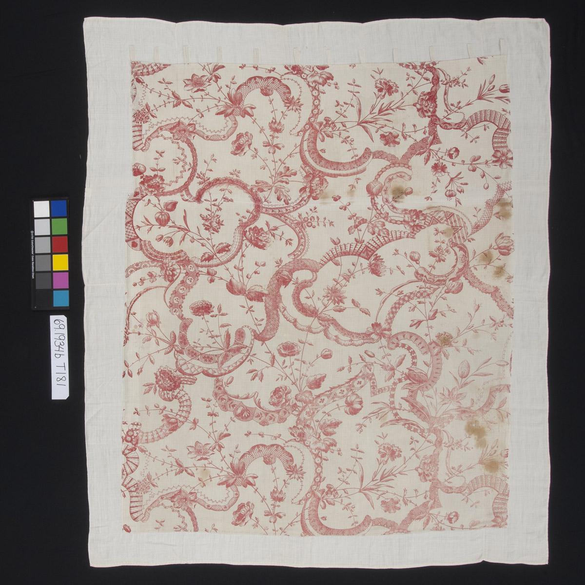 1969.1934 B Textile, printed, view 1