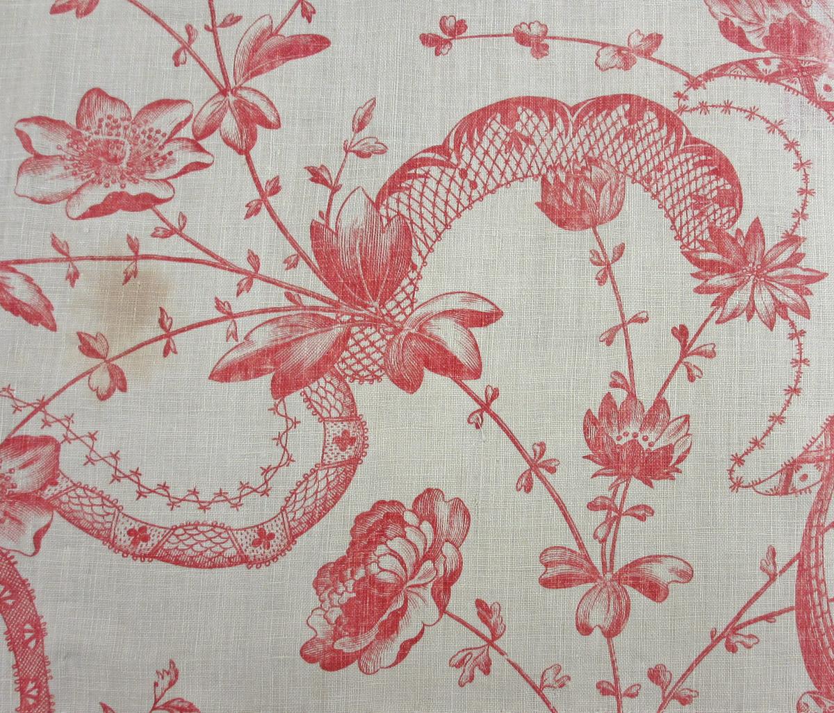 1969.1934 B textile, printed detail 2