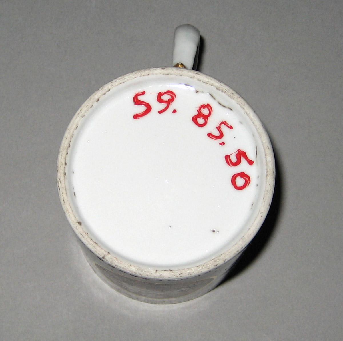 1959.0085.050 Porcelain Coffee Cup underside