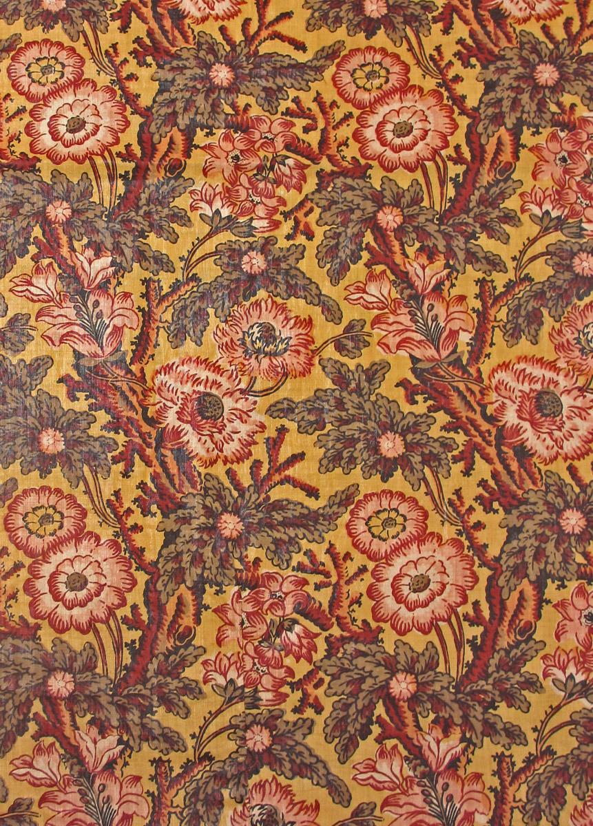T214 Textile, printed design repeat