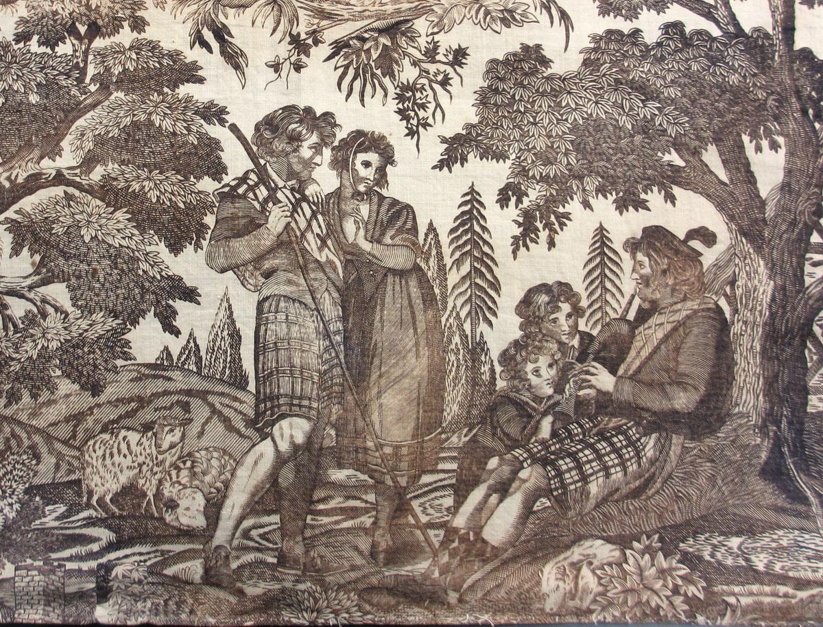 1959.0086 textile, printed detail 1