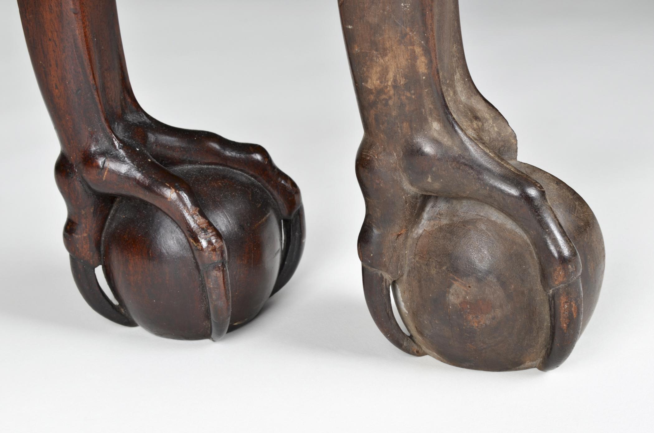 1958.2148 Table, 2012.0009.002 Leg, detail 3