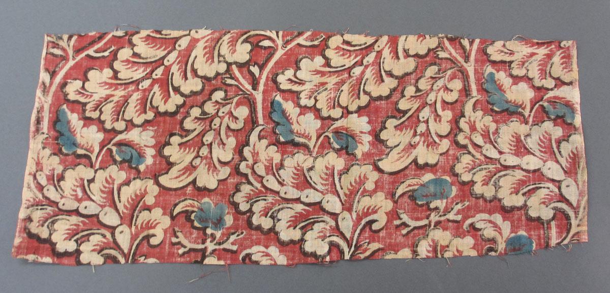 1959.0087.001 Textile, printed reverse