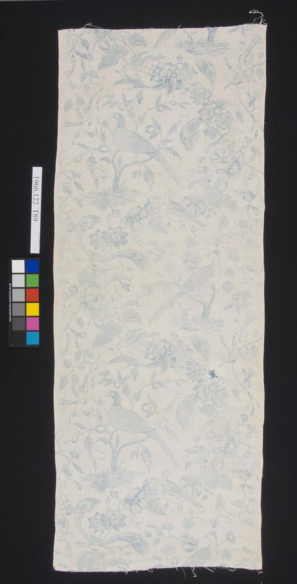 1966.0122.002 Textile, printed, overall