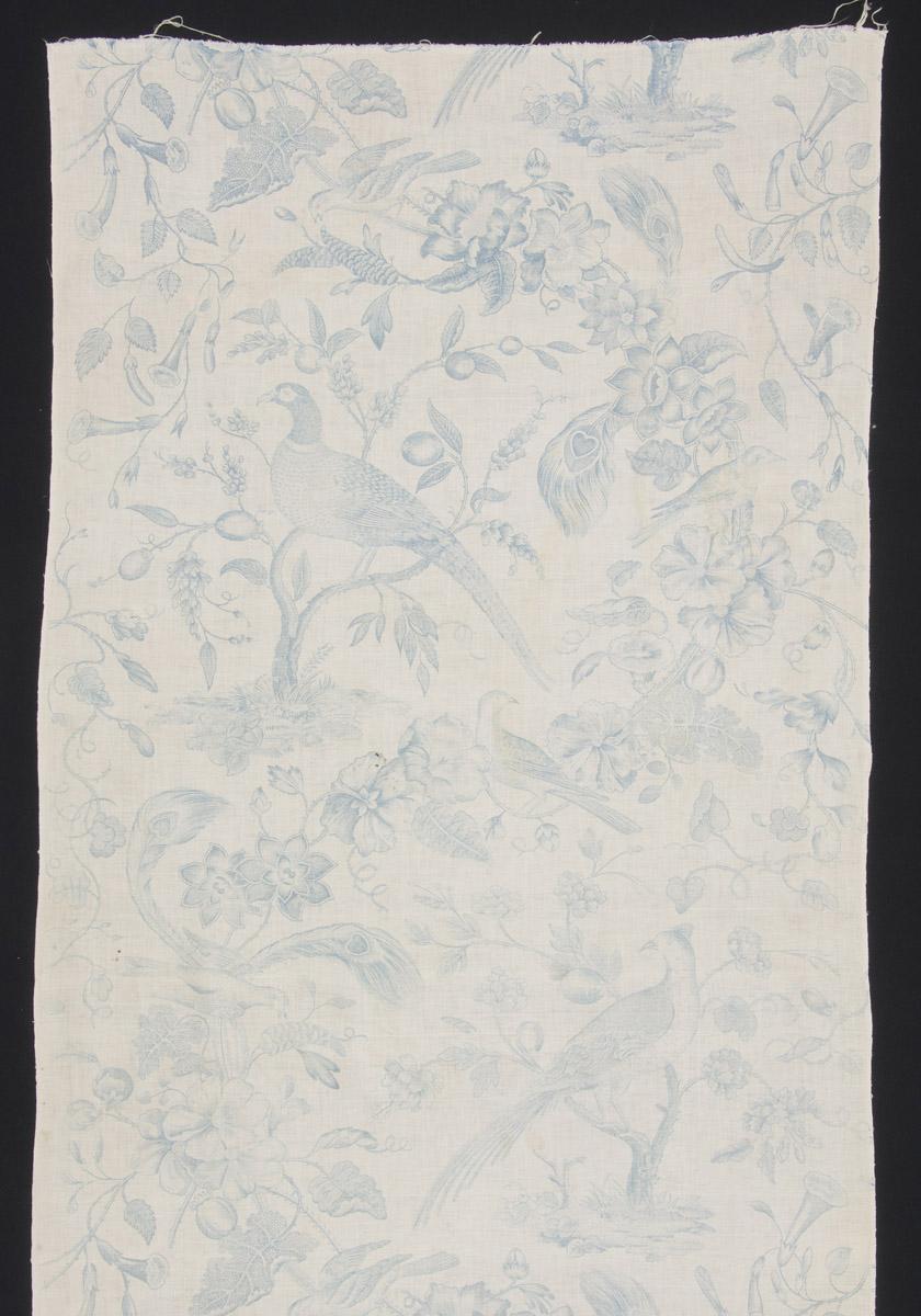 1966.0122.002 Textile, printed, detail