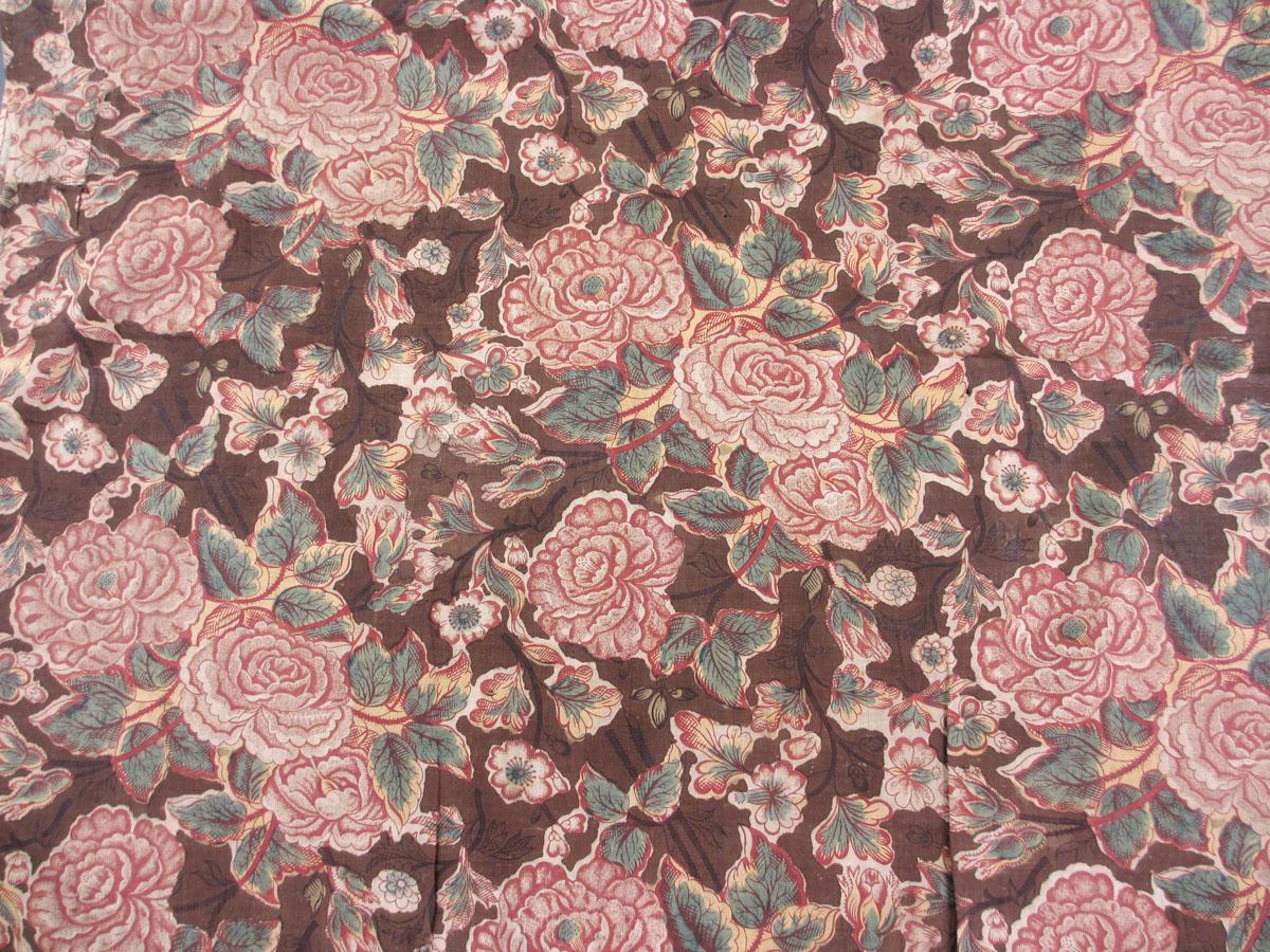 T1242 textile, printed design repeat