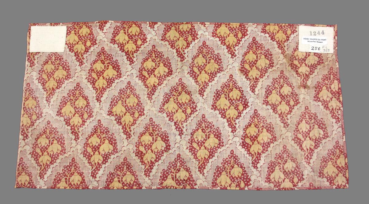 1959.0087.008 Textile, printed reverse