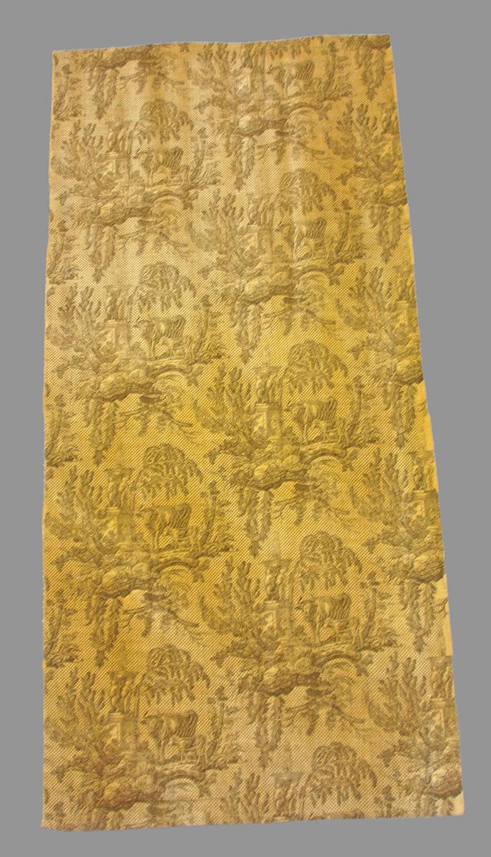1957.0027.003.002 Textile, printed unnumbered piece