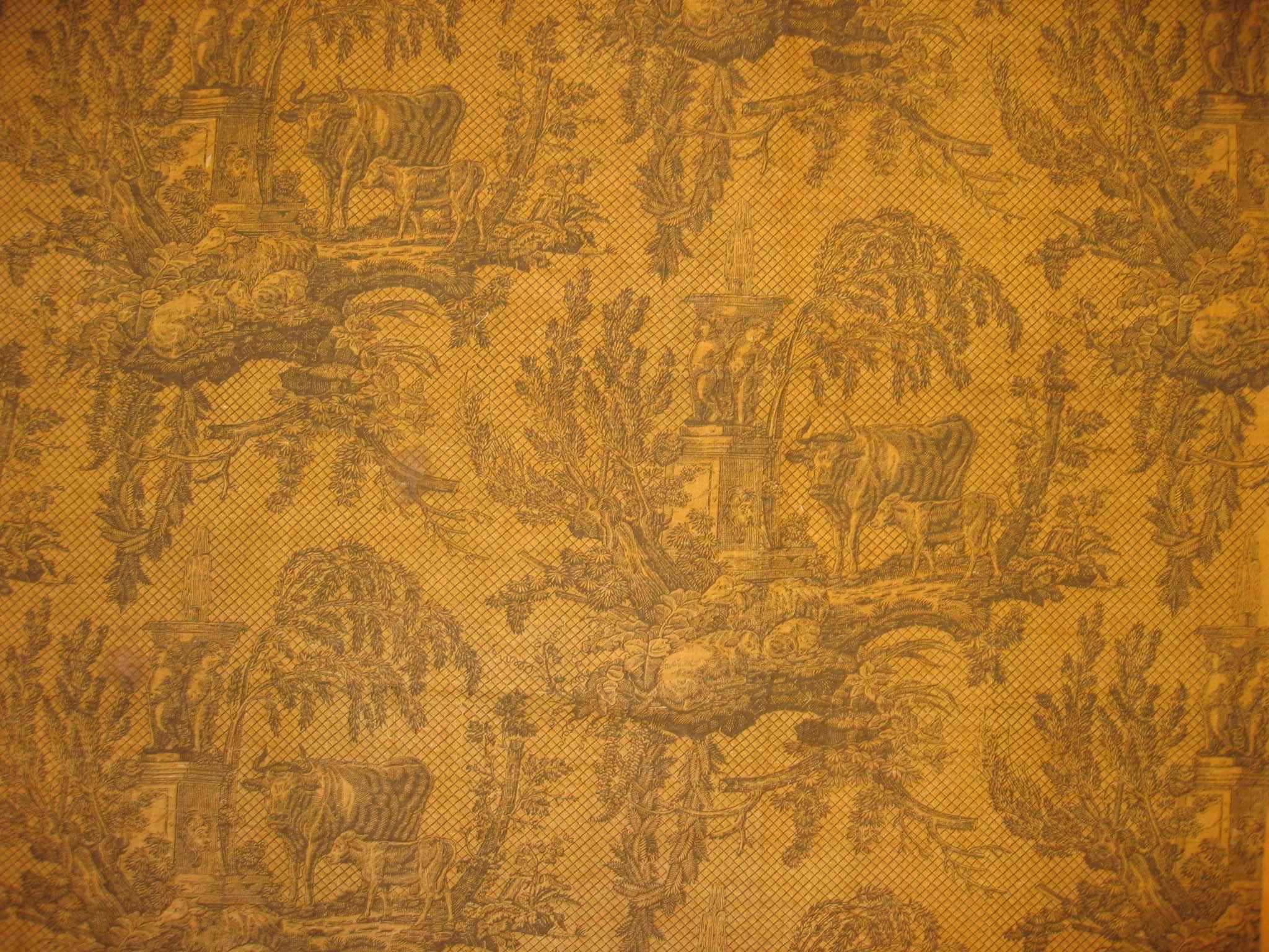 T138 textile, printed design repeat