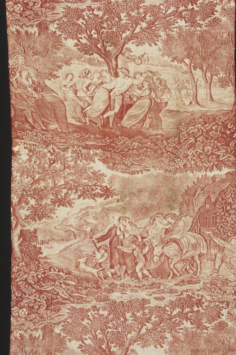 1959.0062.004 A Textile, printed, detail 2