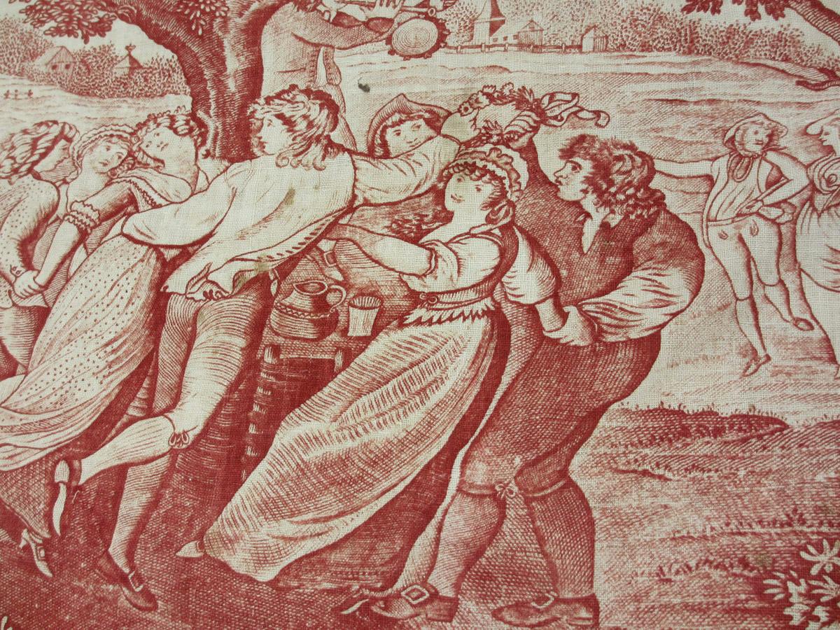1959.0062.004 B Textile, printed, detail 2