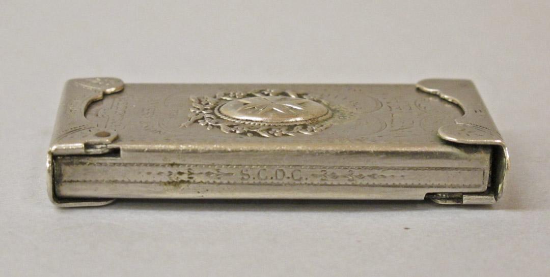 2012.0024.004 side 1, Tool (for sewing), Needle case