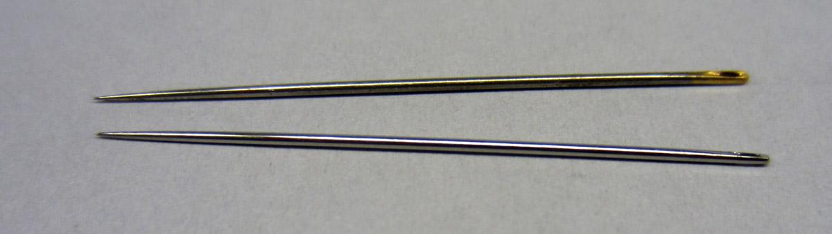 2012.0024.035 A-E Needle and thimble case, Needles