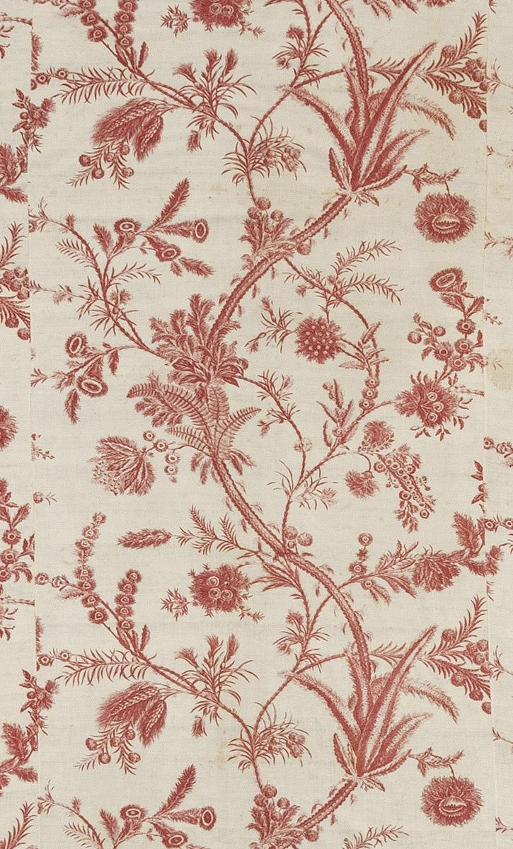 1959.0101.001 Textile, printed, detail 1