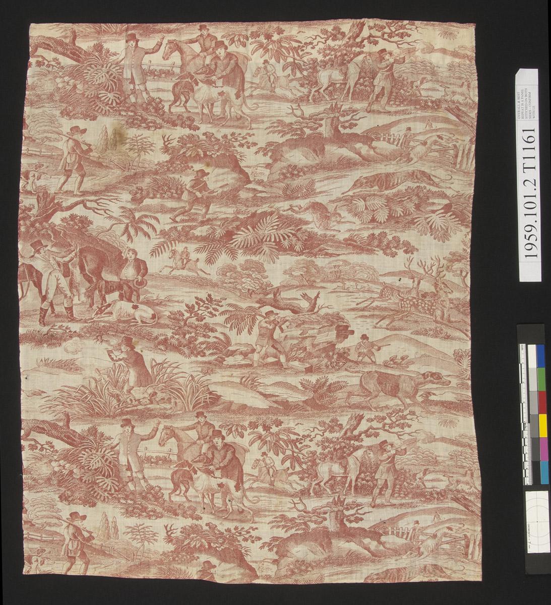 1959.0101.002 Textile, printed, view 1