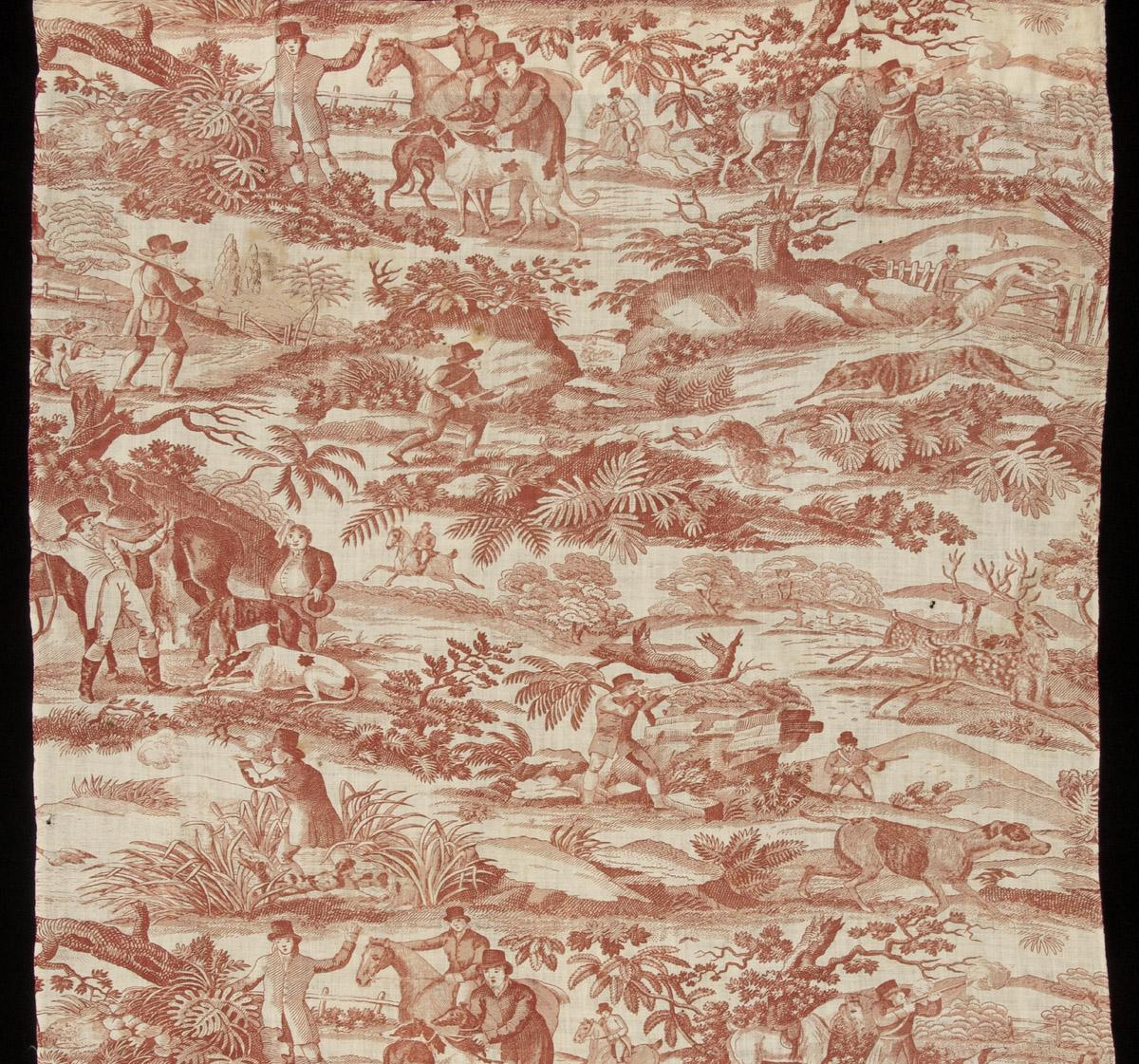 1959.0101.002 Textile, printed, detail, Book image C217