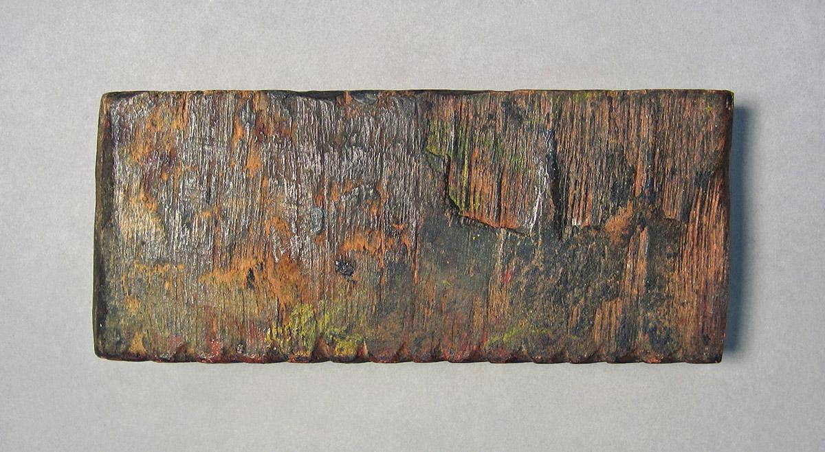 1959.0104.004 A, Textile printing block, side 4