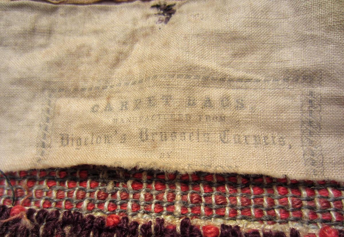 2012.0024.191 Carpet bag,  Mark