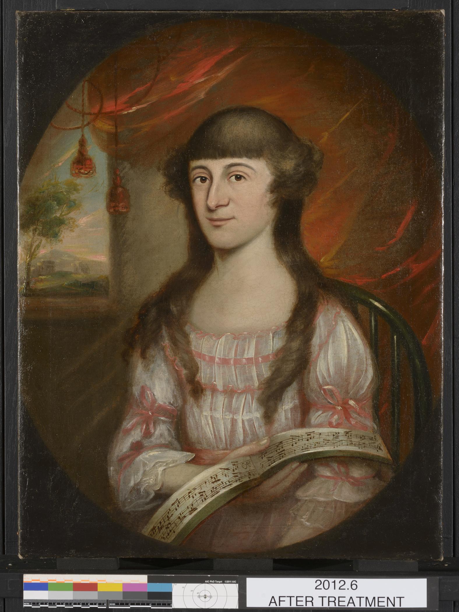 2012.0006 A Painting, view 1, after conservation treatment
