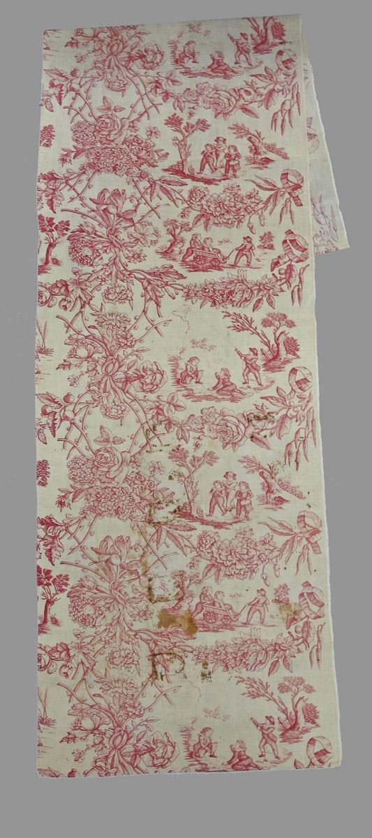 1966.0088.002 Textile, printed obverse
