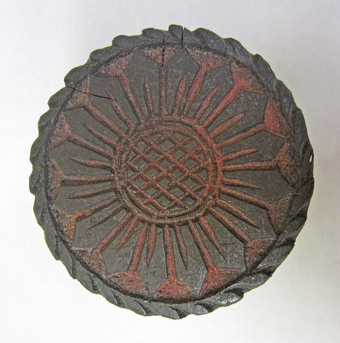 1959.0104.004 I, Textile printing block, detail