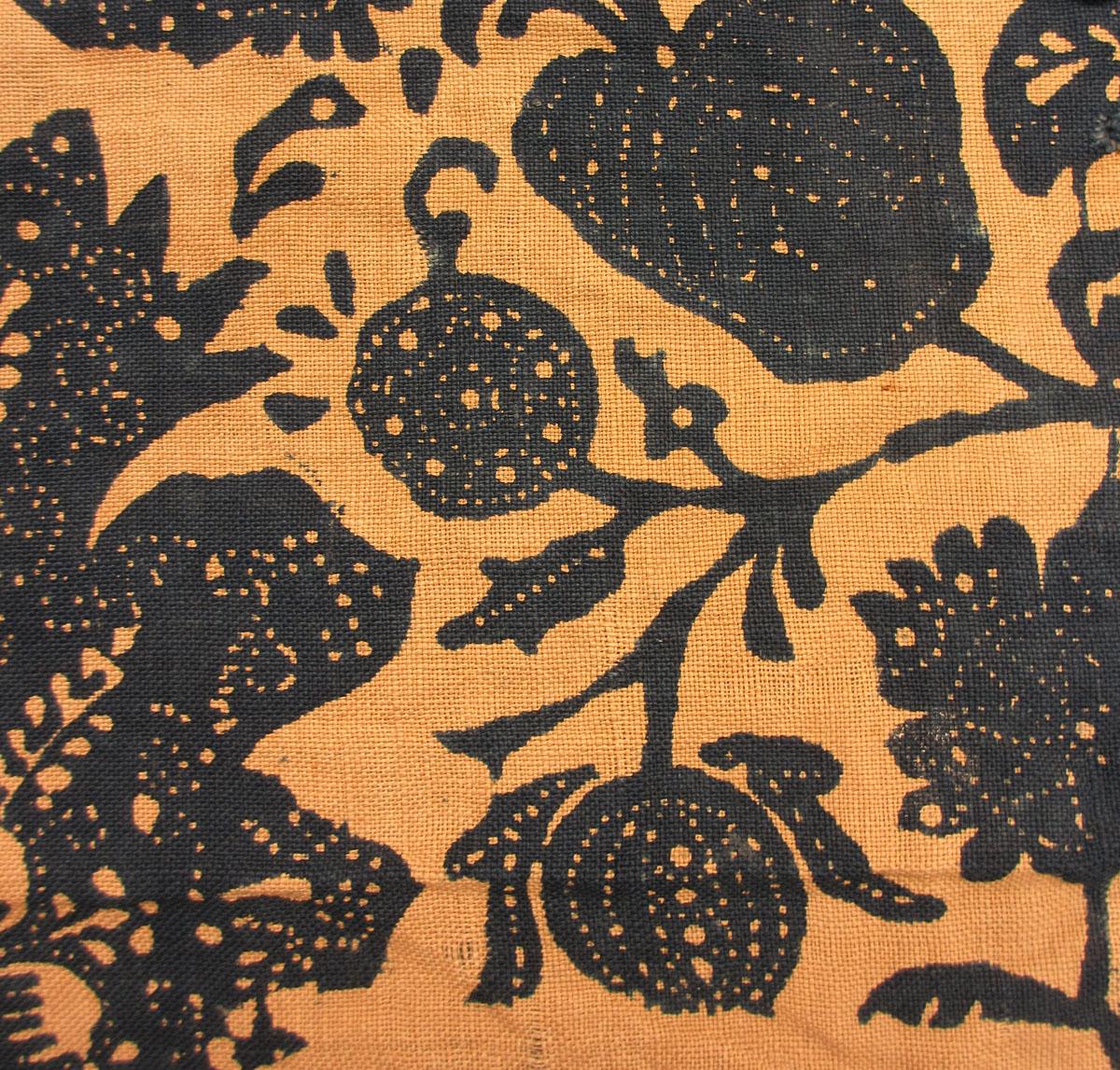 1965.0050 textile, printed detail
