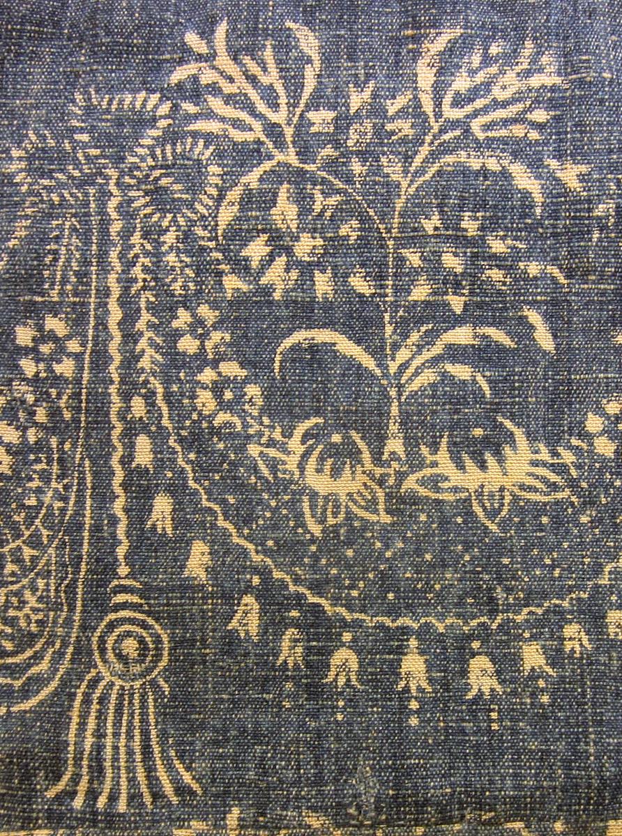 1965.0049 A Textile, printed detail