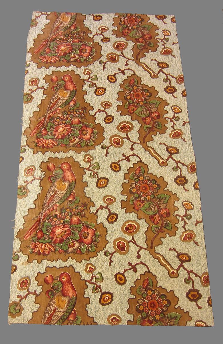 1965.0076 Textile, printed partial obverse