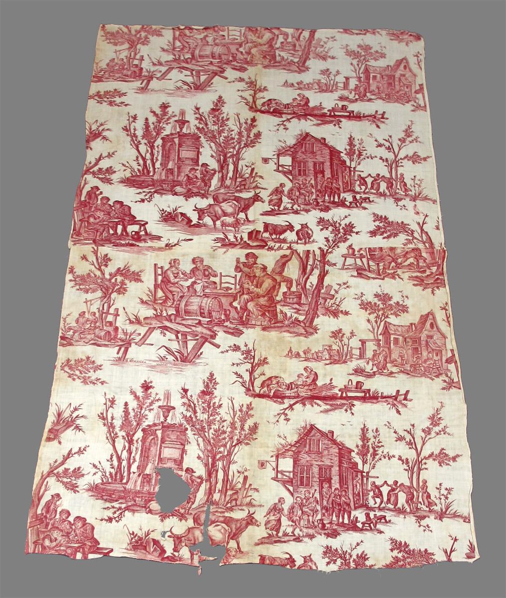 1957.0027.007 S textile, printed obverse
